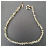 Beaded Necklace with Toggle Clasp