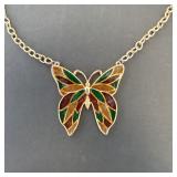 Butterfly Pendant Necklace