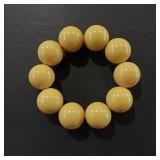 Lot of 10 Yellow Round Balls