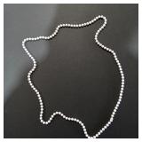 White Beaded Necklace
