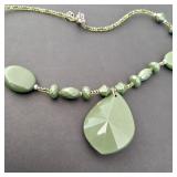 Green Bead Necklace