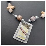 Beaded Pendant Necklace