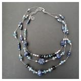Multi-Strand Beaded Necklace