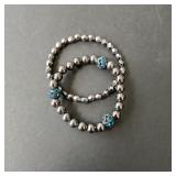 Two Strand Beaded Bracelet Set