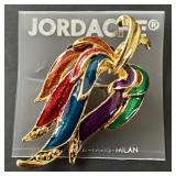 Jordache Enamel Pin Brooch