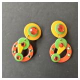 Geometric Clip-on Earrings