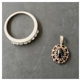 Ring with Pendant