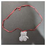 Teddy Bear Pendant Necklace