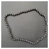 Black & Gold Beaded Necklace
