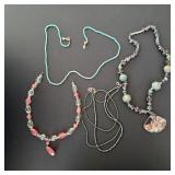 Lot of 5 Beaded Necklaces