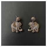 Elephant Drop Earrings