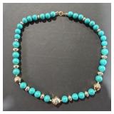 Turquoise Bead Necklace