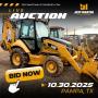 FOUR WINDS CONSTRUCTION AND PIPELINE RETIREMENT AUCTION - THURSDAY, OCTOBER 30TH AT 9AM CT