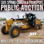 LATE SPRING CONSTRUCTION & TRANSPORTATION PUBLIC AUCTION- MAY 17TH-18TH AT 9 AM CT