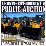 KISSIMMEE FLORIDA CONSTRUCTION LIVE AUCTION- MAY 7TH AT 9AM ET