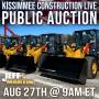 KISSIMMEE FLORIDA CONSTRUCTION LIVE AUCTION- AUGUST 27TH AT 9AM ET