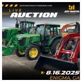 SOUTH GEORGIA CONSIGNMENT AUCTION - AUGUST 16TH AT 9AM ET