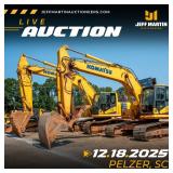 EAST COAST CONST & TRANSPORTATION AUCTION - DECEMBER 18TH AT 9AM ET