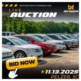 SOUTHEAST AUTOMOBILE AUCTION FEATURING VEHICLES, BOATS, MOTORCYCLES, RVS - NOVEMBER  13TH