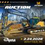 ONE OWNER ABSOLUTE AUCTION FOR OWLE CONSTRUCTION- FEBRUARY 24TH at 9AM ET