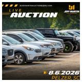 SOUTHEAST AUTOMOBILE AUCTION FEATURING VEHICLES, BOATS, MOTORCYCLES, RVS  - AUGUST 6TH at 5:30 PM ET