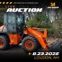 NORTHEAST US LIVE & ONLINE PUBLIC AUCTION- AUGUST 23RD AT 9AM ET