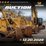 END OF YEAR NORTHEAST US LIVE AND ONLINE CONSIGNMENT AUCTION- DECEMBER 20TH AT 9AM ET