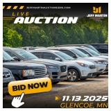 UPPER MIDWEST PUBLIC AUTOMOBILE AUCTION - NOVEMBER 13TH at 5:30PM CT