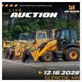 UPPER MIDWEST WINTER CONSTRUCTION EQUIPMENT & TRUCK PUBLIC AUCTION DECEMBER 16TH at 9 AM CT