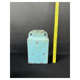 Large Southern Living Aqua Glaze Vase