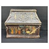 19th Century Italian Polychromed Pastiglia Casket