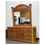 Regency Birch Dresser W/ Mirror