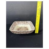 Antque Masons Transferware Vista England Casserole
