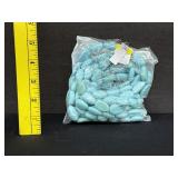 Lot Of Turquoise Tumbled Stone Beads