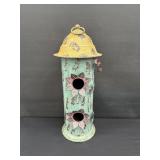 Tall Decorative Metal Bird House