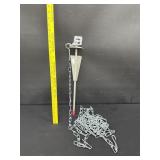 Dog Tether Post & Chain