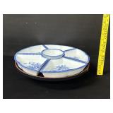 Japanese Arita Style 5 Fan Lazy Susan