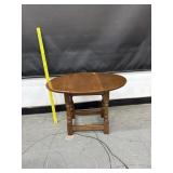 Small Oak Drop Leaf Side Table
