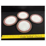 4 Noritake Royal Hunt Bread Plates