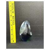 Vintage Heavy Teardrop Paperweight