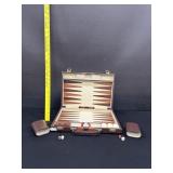 Backgammon Game in Leather Case