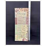Serenity Prayer Canvas Wall Hanging