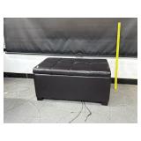 Leather Storage Blanket Box Trunk