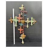 Multi Color Cross Wall Collage