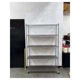 Heavy Duty Stainless Shelving Racks on Wheels