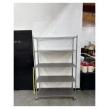 Heavy Duty Stainless Shelving Racks on Wheels