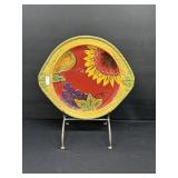 Fall Serving Platter W/ Stand