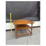 Vintage Birch Wood End Table Like New