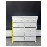 12 Drawer White Chest