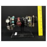 Jewelry Display Full Of Bracelets